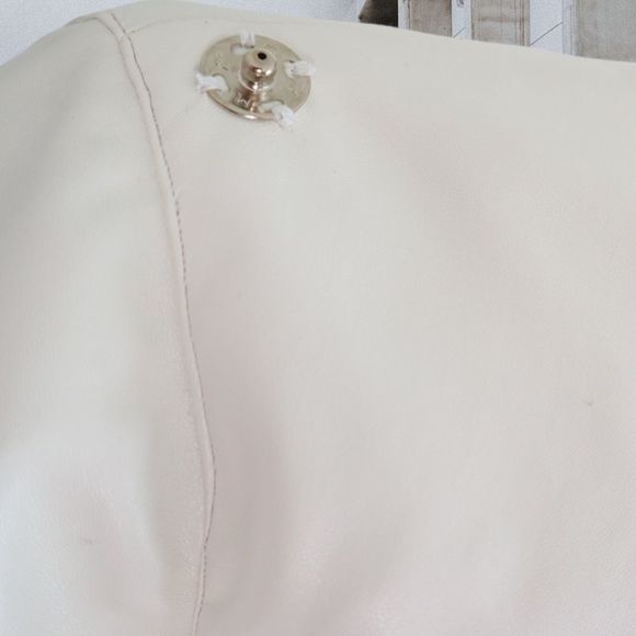 Handmade Faux Leather Winter Tailored Jacket Multicolored L - Picture 11 of 14